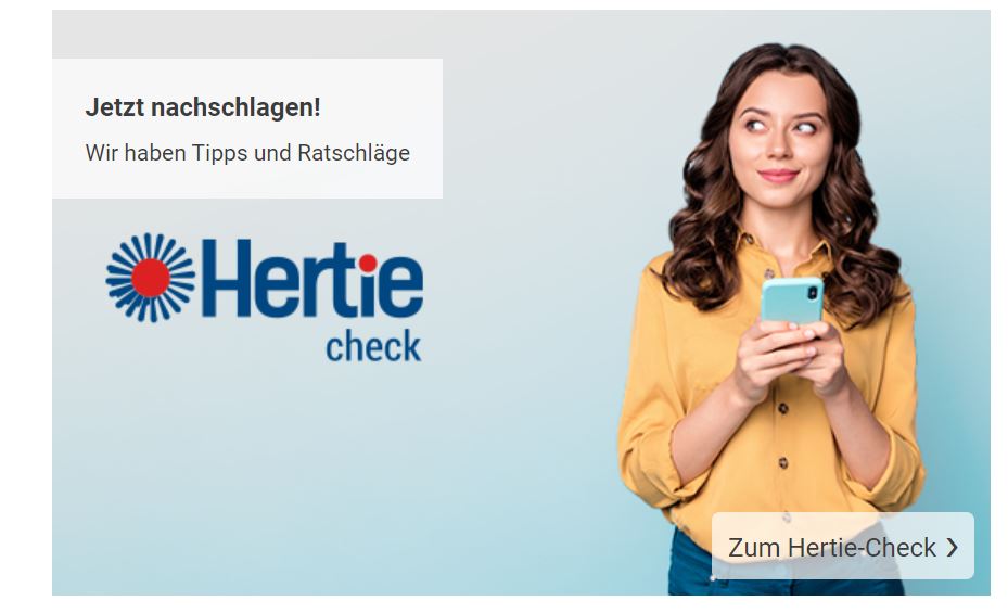 Alles rund um die Online Bestellung auf der Hertie´s Website